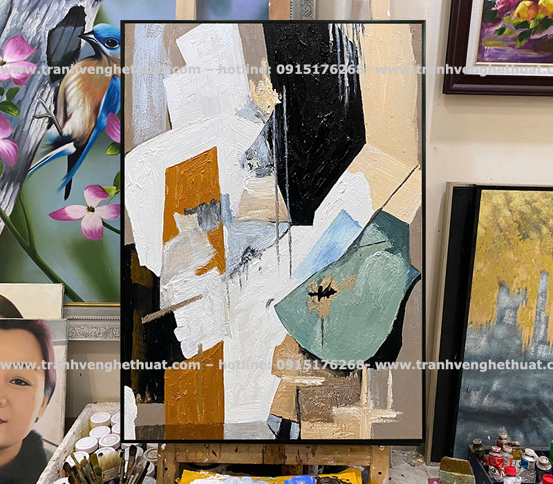 Tranh trang trí, tranh treo phòng khách,Tranh trừu tượng treo phòng khách,Tranh vẽ nghệ thuật, tranh trang tri phòng khách hiện đại, tranh treo phong khách hiện đại, tranh sơn dầu