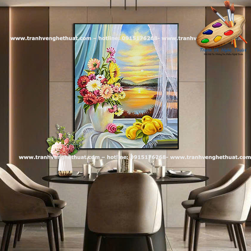 tranh treo tường bàn ăn, tranh treo bàn ăn, tranh treo phòng ăn, tranh trang trí bàn ăn, tranh vẽ nghệ thuật, tranh treo bàn ăn hiện đại, tranh trang trí bàn ăn hiện đại