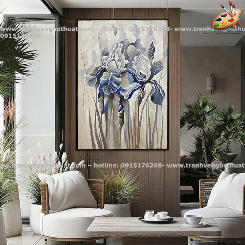Tranh trang trí, tranh treo phòng khách hiện đại, tranh treo tường, Tranh hoa treo phòng khách, Tranh vẽ nghệ thuật, tranh trang tri phòng khách, tranh sơn dầu   
