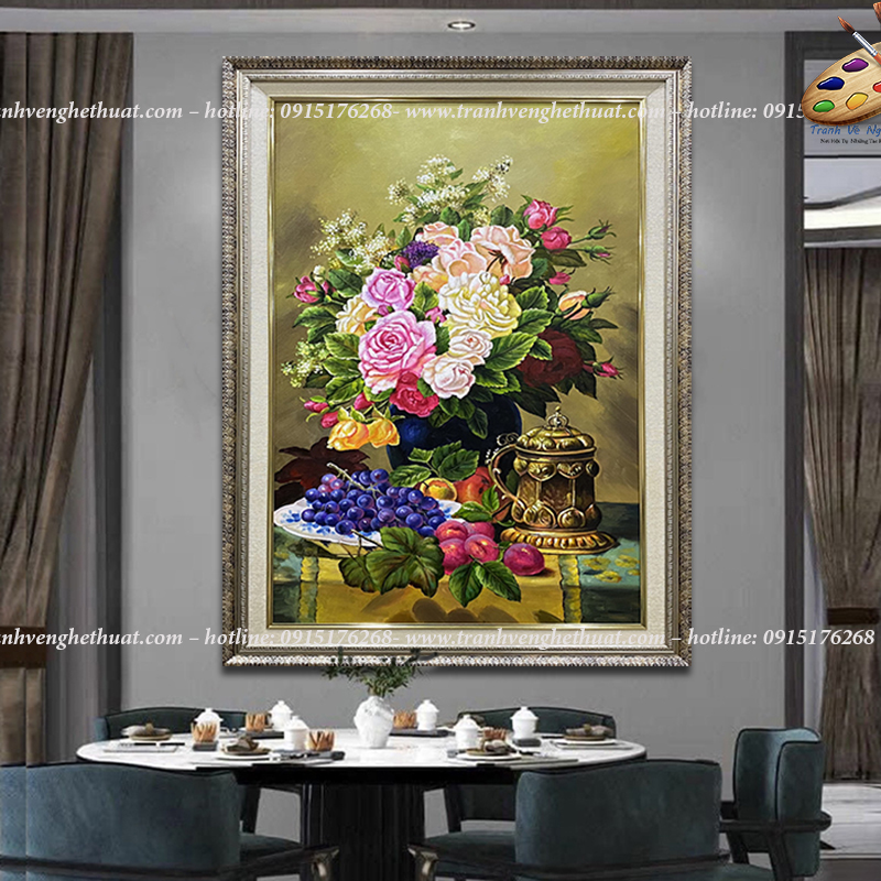Tranh treo bàn ăn,tranh treo phòng ăn,hiện đại, tranh trang tri, tranh treo tường, tranh treo phòng khach tân hiện đại, tranh vẽ nghệ thuật, tranh sơn dầu, tranh hoa quả treo bàn ăn