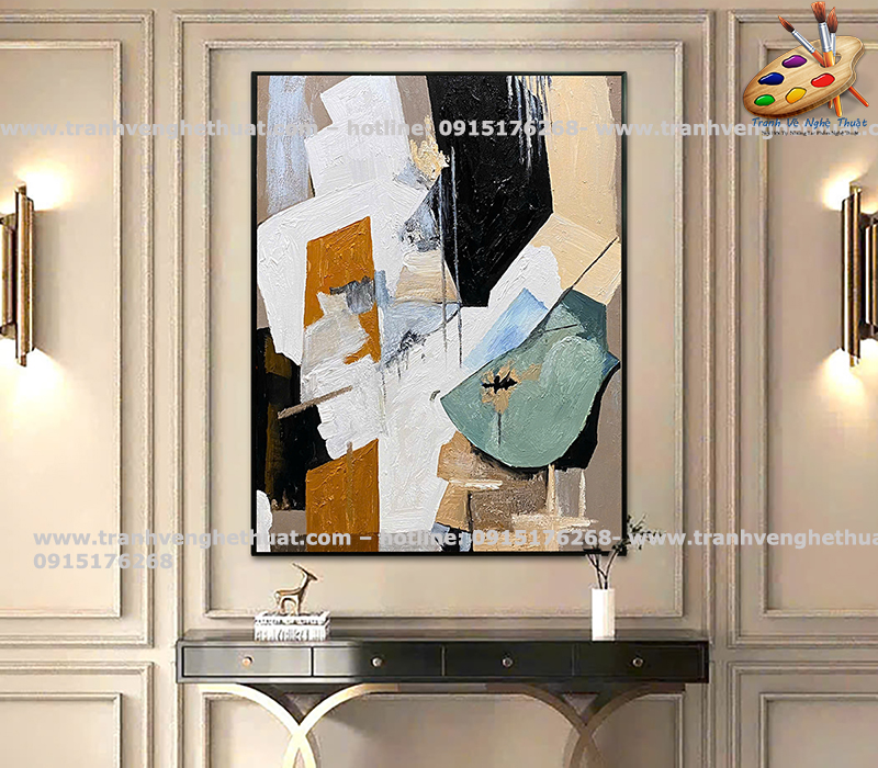 Tranh trang trí, tranh treo phòng khách,Tranh trừu tượng treo phòng khách,Tranh vẽ nghệ thuật, tranh trang tri phòng khách hiện đại, tranh treo phong khách hiện đại, tranh sơn dầu