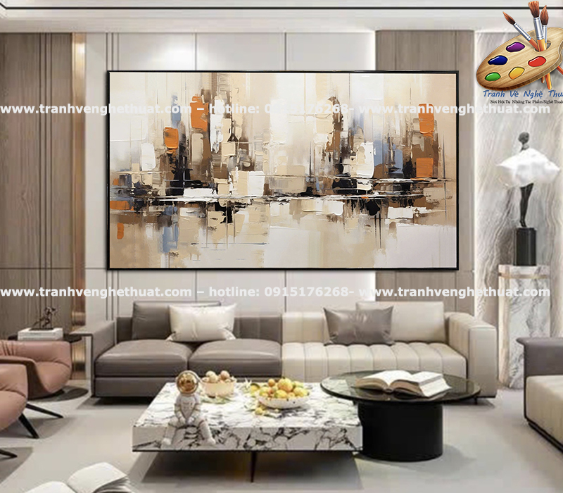 Tranh Treo Phòng Khách Hiện Đại - Trang Trang Trí  