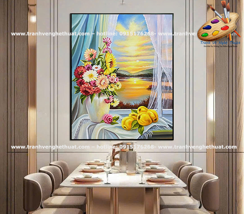 Tranh Treo Bàn Ăn Hiện Đại - Tranh Trang Trí Bàn Ăn Hiện Đại