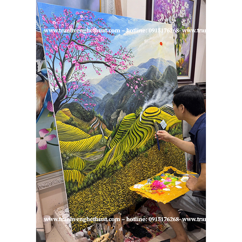 Tranh trang trí phòng khách, tranh treo phong khách hiện đại, tranh phong cảnh treo phòng khách hiện đại, tranh treo văn phòng, tranh treo tường phòng khách, tranh vẽ nghệ thuật